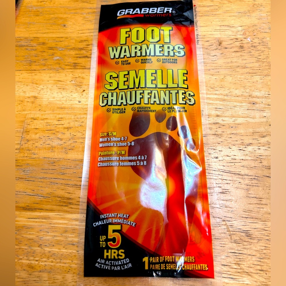 New! Grabber Feet Warmers